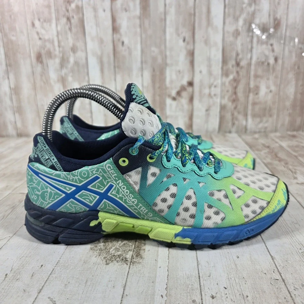 Asics Gel-Noosa Tri 9 Womens Running Shoes Multi Color T458N Size 6